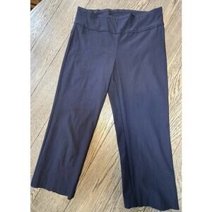 Tribal Pants, Women's Size 8, Black, Pull On, Capris, Straight Leg, Pull On